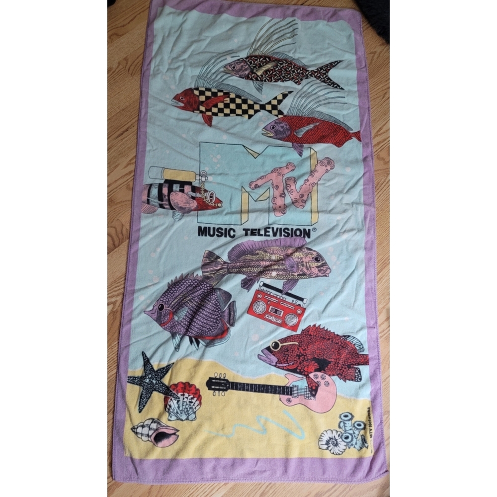 1988 MTV Beach towel